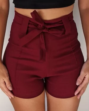 Short Clochard Cintura Alta