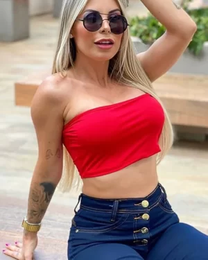 top vermelho
