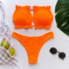biquini laranja neon