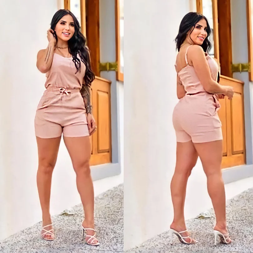 Macaquinho Rosa Curto macaquinho rosa curto