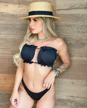 Alternative view of Biquíni Preto Cortininha​