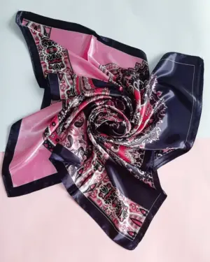 lenço de seda grande​ roxo